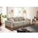 Poco Big Greige Sofa 297cm 4-Sitzer