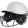 Rawlings Mach Ice Senior Softball Helmet with Face Mask White/Black