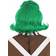 Jerry Leigh Willy Wonka Adult Oompa Loompa Wig