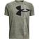 Under Armour Kid's Tech Split Logo Hybrid Short Sleeve T-shirt - Marine OD Green/Black