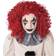 California Costumes Corkscrew Curls Clown Wig for Adults Red