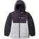 Columbia Boy's Powder Lite Hooded Jacket - Grey/Dark Purple/Black