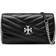 Tory Burch Kira Chevron Chain Wallet - Black/Rolled Nickel