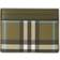 Burberry Check E-Canvas Card Holder OLIVE GREEN