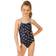 Dolfin Big Girls One Piece Swimsuit, 14, Black Black