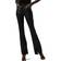 Hudson Barbara Faux Leather High-Rise Bootcut Pants in Black