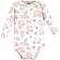 Hudson Infant Girl Cotton Long Sleeve Bodysuits 7-pack - Cinnamon Pink Prints (10109131)