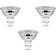 Feit Electric Flood Retrofit 75109 LED Lamps 6.6W GU5.3 3-Pack