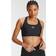 Under Armour Bra Mid Padless Sports Bra for Ladies Black/White