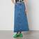 Ganni Organic Denim Maxi Skirt 38/UK