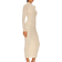 Bardot Strobe Diamante Midi Dress - Nude