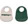 Liewood Tilda silicone bib 2pk carlos/sandy