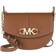 Michael Kors Ladies Small Saddle Crossbody Bag - Cognac Brown