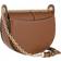 Michael Kors Ladies Small Saddle Crossbody Bag - Cognac Brown