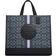 Coach Dempsey Tote 40 In Signature Jacquard With Stripe And Coach Patch - Silver/Denim/Midnight Navy Multi