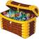 Beistle 17" x 24" inflatable treasure chest cooler 50988