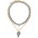 Artizan Joyeria The Lightning Layered Necklace Set - Gold/Silver/Transparent