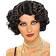 Forum Women's black flapper wig