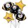 Anagram Bouquet Steelers Foil Balloons, Multicolor