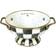 Mackenzie-Childs Courtly Check Small BLACK/WHITE Colander