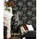 RoomMates Flowering Peace Tree Peel and Stick Wallpaper, Black