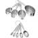 Cuisipro 9-Piece Steel & Spoon Set Measuring Cup