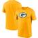 Nike Men's Green Bay Packers Legend Logo Gold T-Shirt, Medium, Yellow