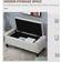 Homcom Tufted Ottoman Storage Bench 36.2x15.8"