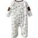 Little Me Cute Puppies Footed One-Piece & Hat - White Print (LBQ02023N)