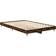 vidaXL Bed Frame Smoked Oak 20cm Bettrahmen 120x190cm