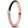 Pandora ME Pavé & Double Ring - Rose Gold/Black/Transparent