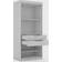 Manhattan Comfort Mulberry Open Wardrobe 137.9x81.3"