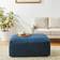 Sure Fit Stretch Pique Oversized Ottoman Loose Sofa Cover Blue (114.3x73.7)