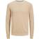 Jack & Jones Atlas Round Neck Knitted Sweater - Beige/Oatmeal