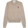 Ami Paris De Coeur round neck sweater champagne