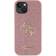 Guess Fixed Glitter 4G Metal Logo Case for iPhone 15