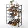 Yamazaki Tier Wood Top Holds 18 to 21 Shoe Rack