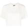 Heron Preston Cropped-T-Shirt mit Stickerei weiß