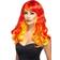 Smiffys Adult Ombre Devil Flame Wig