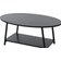 Household Essentials 2-Tier Oval Coffee Table 23.5x39.4"