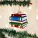 Old World Christmas Stack of Books Christmas Tree Ornament 2.5"