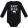 Hudson Baby Cotton L/S Bodysuits 3-pack - Buffalo Plaid Bear (10118794)