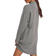 Nelly Turtle Neck Loose Dress - Dark Grey