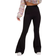 Nelly Flare Crepe Pants - Black