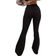 Nelly Flare Crepe Pants - Black