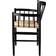 FDB Møbler J81 black/natural Kitchen Chair 32.3"