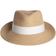 Eric Javits Squishee Classic Fedora Hat - Peanut/White