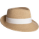Eric Javits Squishee Classic Fedora Hat - Peanut/White