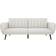 Novogratz Brittany Futon Cool Gray Sofa 81.5" 3 Seater