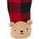 Carter's Baby Holiday Bear Zip-Up Fleece Sleep & Play Pajamas - Red/Black